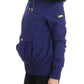 GF Ferre Blue Padded Jacket Hooded Short K-Way