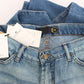 Cavalli Blue Wash Cotton Slim Fit Bootcut Jeans