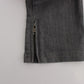 Costume National Gray Cotton Blend Slim Fit Jeans