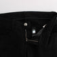 Costume National Black Cotton Slim Fit Bootcut Jeans