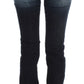 Costume National Blue Cotton Slim Fit Bootcut Jeans