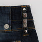 Costume National Blue Cotton Slim Fit Bootcut Jeans