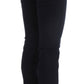 Costume National Blue Cotton Blend Slim Fit Jeans