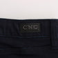 Costume National Blue Cotton Blend Slim Fit Jeans