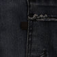 Costume National Blue Cotton Blend Slim Fit Jeans