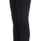 Costume National Blue Cotton Blend Slim Fit Jeans