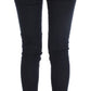 Costume National Blue Cotton Blend Slim Fit Jeans