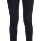Costume National Blue Cotton Blend Slim Fit Jeans
