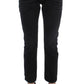 Costume National Black Cotton Slouchy Slims Fit Jeans