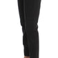 Costume National Black Cotton Capri Cropped Denim Jeans
