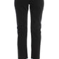 Costume National Black Cotton Capri Cropped Denim Jeans