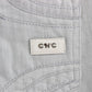 Costume National Gray Cotton Slim Fit Bootcut Jeans