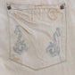 Costume National White Cotton Slim Fit Bootcut Jeans
