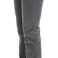 Costume National Gray Cotton Super Slim Corduroys Jeans