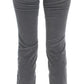 Costume National Gray Cotton Super Slim Corduroys Jeans