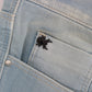 Costume National Blue Cotton Blend Super Slim Fit Jeans
