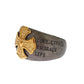 Nialaya Gold Crest 925 Sterling Silver Ring