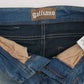 John Galliano Blue Wash Cotton Blend Slim Fit Jeans