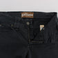 John Galliano Blue Wash Cotton Blend Slim Fit Bootcut Jeans