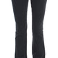 John Galliano Blue Wash Cotton Blend Slim Fit Bootcut Jeans