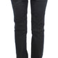 John Galliano Blue Wash Cotton Blend Slim Fit Bootcut Jeans
