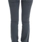 John Galliano Blue Cotton Blend Slim Fit Bootcut Jeans