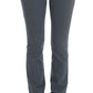 John Galliano Blue Cotton Blend Slim Fit Bootcut Jeans