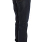 John Galliano Blue Wash Cotton Blend Boyfriend Fit Jeans