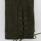 Ermanno Scervino Green Wool Blend Loose Fit Cargo Pants