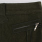 Ermanno Scervino Green Wool Blend Loose Fit Cargo Pants