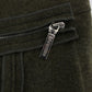 Ermanno Scervino Green Wool Blend Loose Fit Cargo Pants