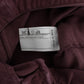 Ermanno Scervino Bordeaux Cotton Cropped Cargo Pants