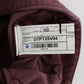 Ermanno Scervino Bordeaux Cotton Cropped Cargo Pants