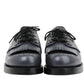 Gucci Gucci Men's Fringed Brogue Bluish Gray Leather Lace-up Shoes