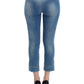Ermanno Scervino Beachwear Blue Jeans Capri Pants Cropped