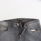 Ermanno Scervino Gray Slim Jeans Denim Pants Skinny Leg Stretch