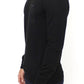 Ermanno Scervino Black Wool Blend V-neck Pullover Sweater