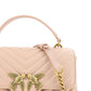PINKO Pink Calf Leather Love Lady Mini Handbag