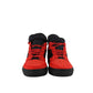 Balenciaga Balenciaga Men High Top Black Red Suede Leather Sneakers