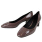 Bottega Veneta Bottega Veneta Women's Mauve Patent Leather Heel