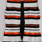 Dolce & Gabbana Multicolored Striped Sequined Stretch Dress