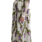 Dolce & Gabbana White Floral Embroidered Maxi Dress