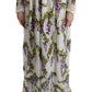 Dolce & Gabbana White Floral Embroidered Maxi Dress