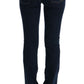 Costume National Blue Cotton Bootcut Flared Jeans