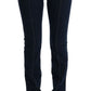 Costume National Blue Cotton Bootcut Flared Jeans