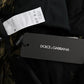 Dolce & Gabbana Black Yellow Crystal Lace Shift Dress