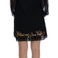 Dolce & Gabbana Black San Valentino Sequined Shift Dress