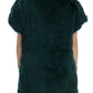 Dolce & Gabbana Green Alpaca Fur Vest Sleeveless Jacket