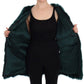 Dolce & Gabbana Green Alpaca Fur Vest Sleeveless Jacket