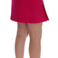 Dolce & Gabbana Pink Carretto Crystal Wool Skirt